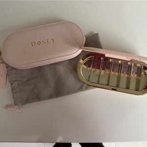 Dosey 7-day pill compact with purse Pink